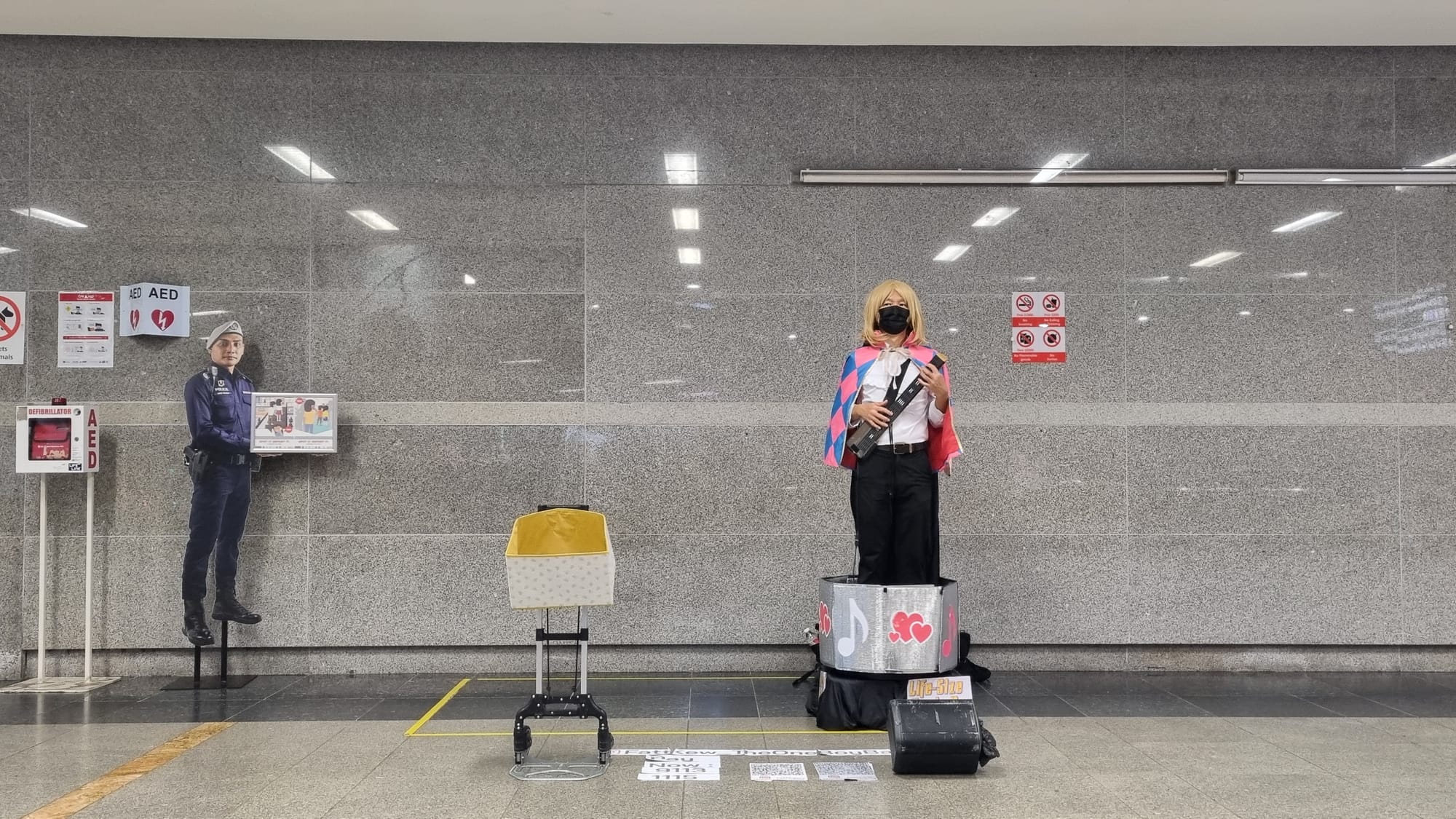 FattKew The OneBoyBand - HarbourFront MRT station - 30 Mar 2025