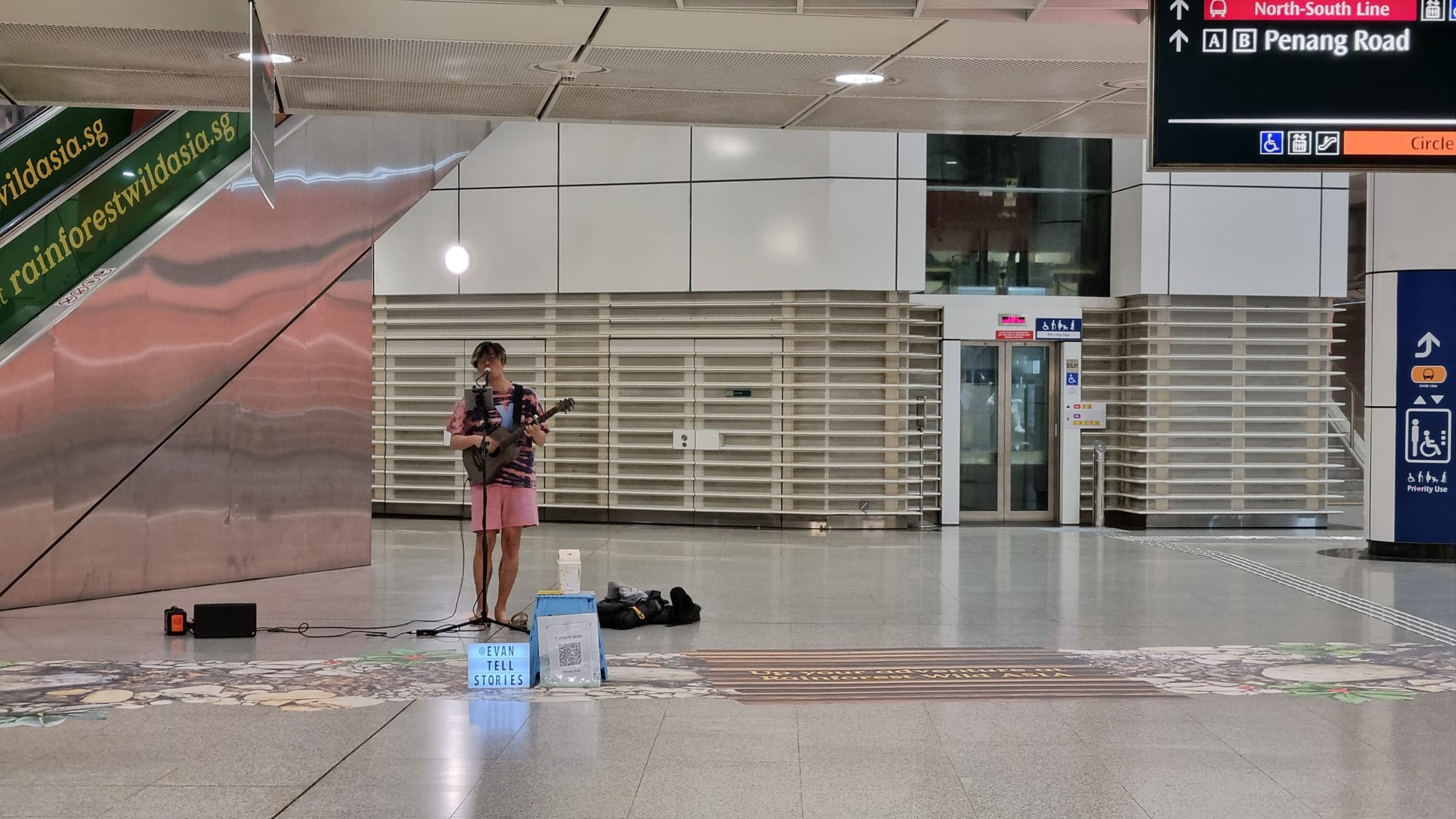 Evan Goh - Dhoby Ghaut MRT station - 6 Apr 2025