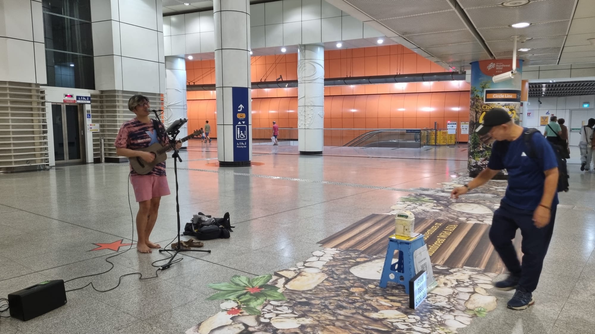 Evan Goh - Dhoby Ghaut MRT station - 6 Apr 2025