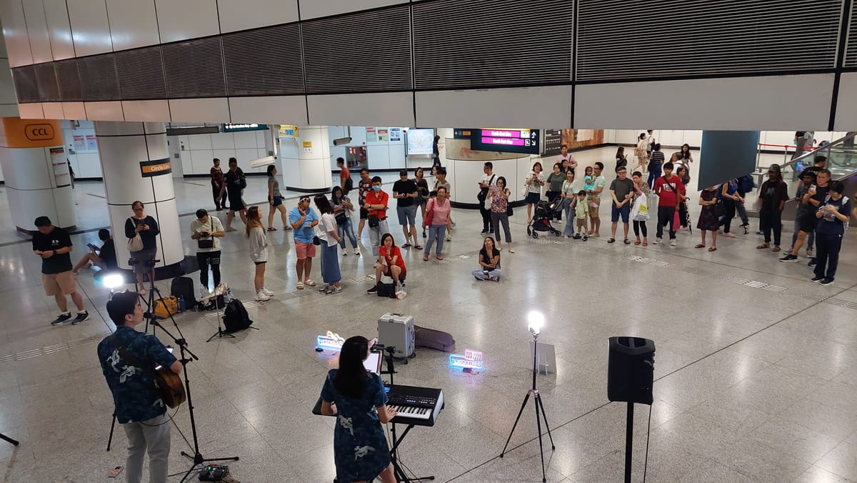 Karyn & Sheng Li - Dhoby Ghaut MRT station - 9 Feb 2025