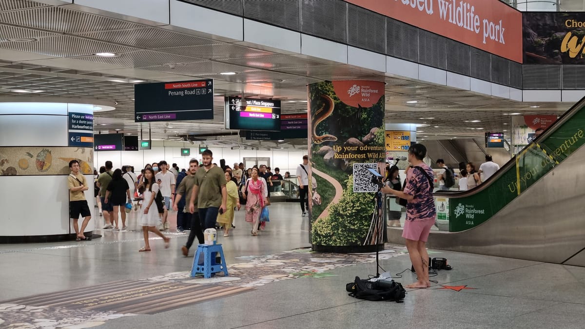 Evan Goh - Dhoby Ghaut MRT station - 6 Apr 2025