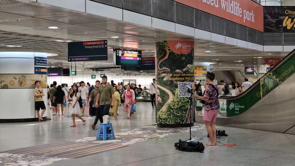 Evan Goh - Dhoby Ghaut MRT station - 6 Apr 2025